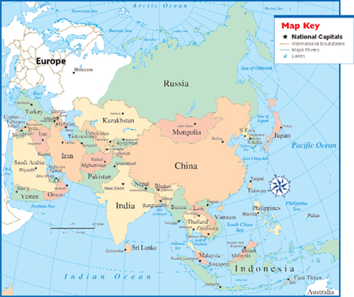 Asia landscape